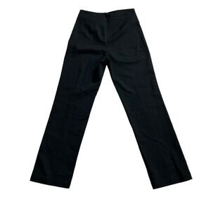 Reformation Rear Zip Black Pants Size 2 Petite